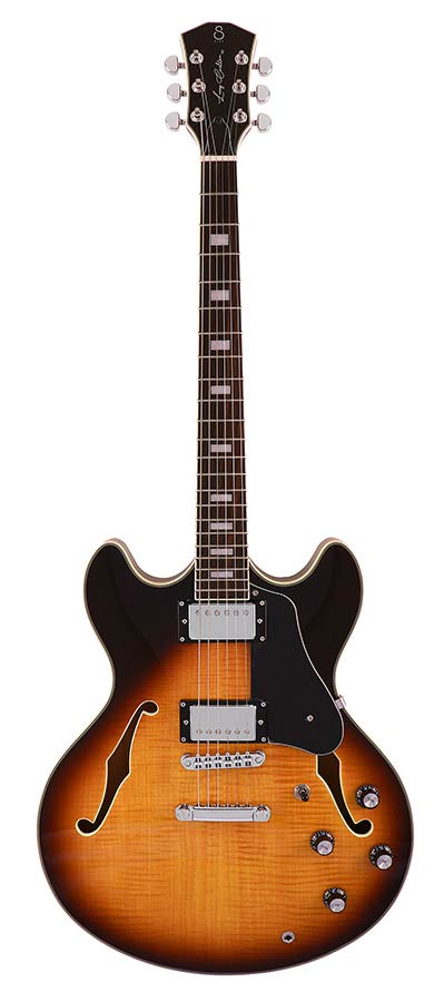 Sire Guitars H7/VS electrische archtop gitaar, esdoorn, vintage sunburst