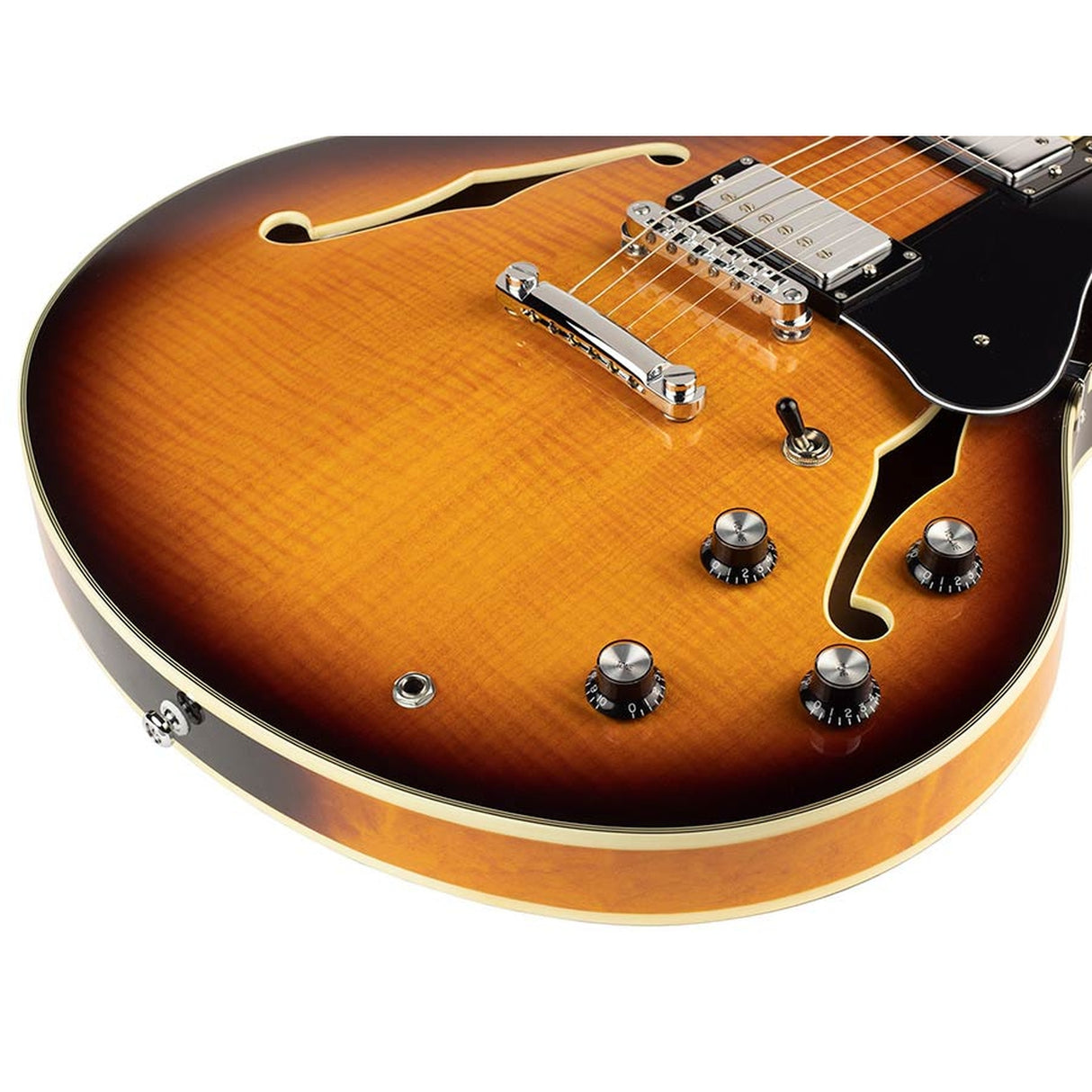 Sire Guitars H7/VS electrische archtop gitaar, esdoorn, vintage sunburst