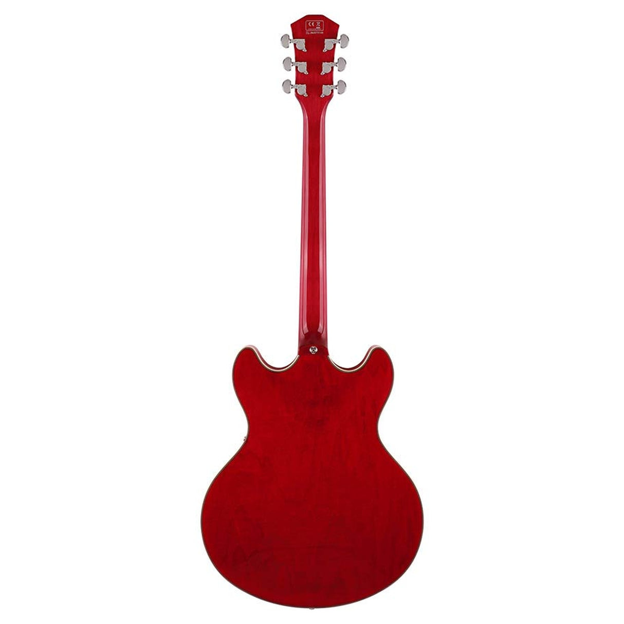 Sire Guitars H7/STR electrische archtop gitaar, esdoorn, see through red