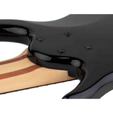 Sire M7+ A6/TBK Marcus Miller 6-snarige basgitaar, swamp ash met flame maple top, 35 inch, Heritage-3 preamp, Transparent Black