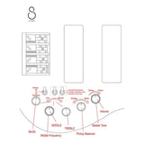 Sire M7+ A6/TBK Marcus Miller 6-snarige basgitaar, swamp ash met flame maple top, 35 inch, Heritage-3 preamp, Transparent Black