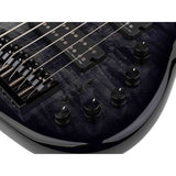 Sire M7+ A6/TBK Marcus Miller 6-snarige basgitaar, swamp ash met flame maple top, 35 inch, Heritage-3 preamp, Transparent Black