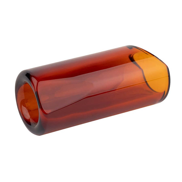 The Rock Slide GRS-MC/AMB gevormde glazen slide maat M binnen 19 - lengte 60,0mm - amber editie