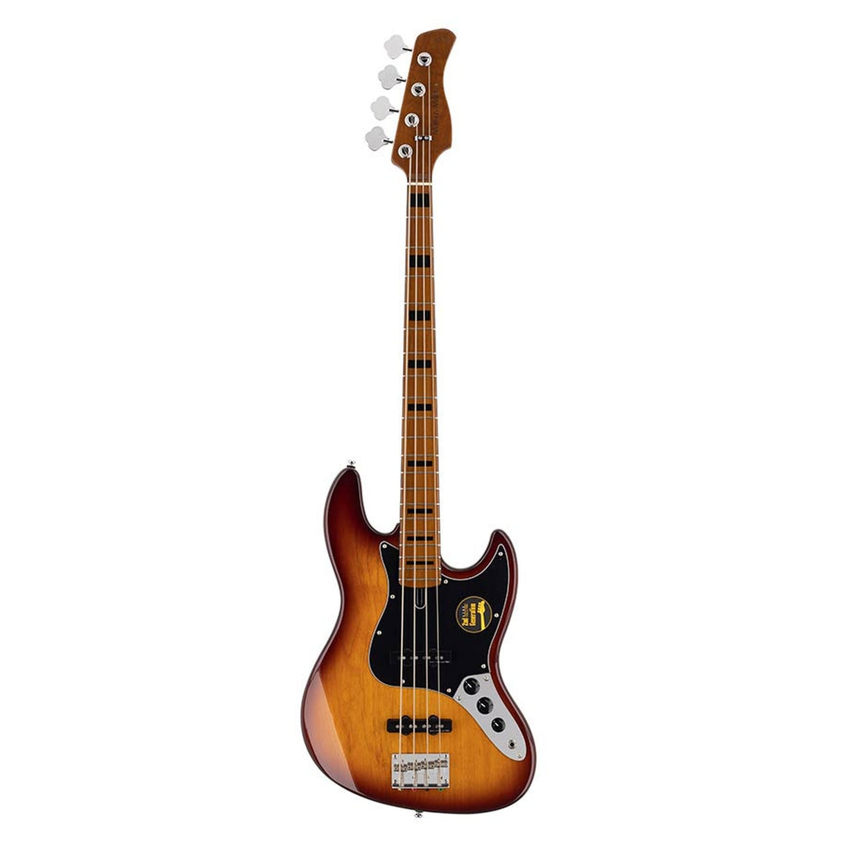 Sire Basses V5 A4/TS basgitaar, elzen, 4-snarig, tobacco sunburst