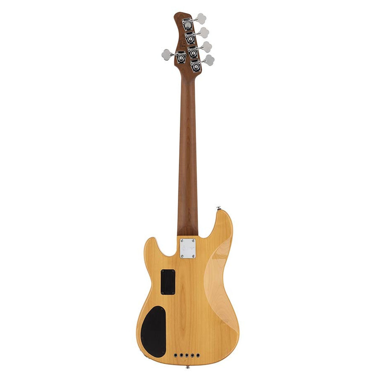 Sire Basses P10+ A5/NT basgitaar, 5-snarig, elzen met massieve gevlamde esdoorn top, naturel