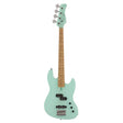 Sire Basses U5 A4/MT basgitaar short scale, elzen met gevlamd esdoorn bovenblad, 4-snarig, mint green