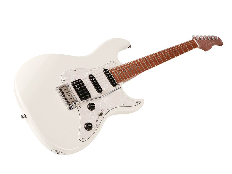 Sire Guitars S7/AWH electrische gitaar, S-style, elzen body, antique white