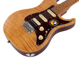 Sire Guitars S7FM/NT electrische gitaar, S-style, elzen body, gevlamde esdoorn top, naturel