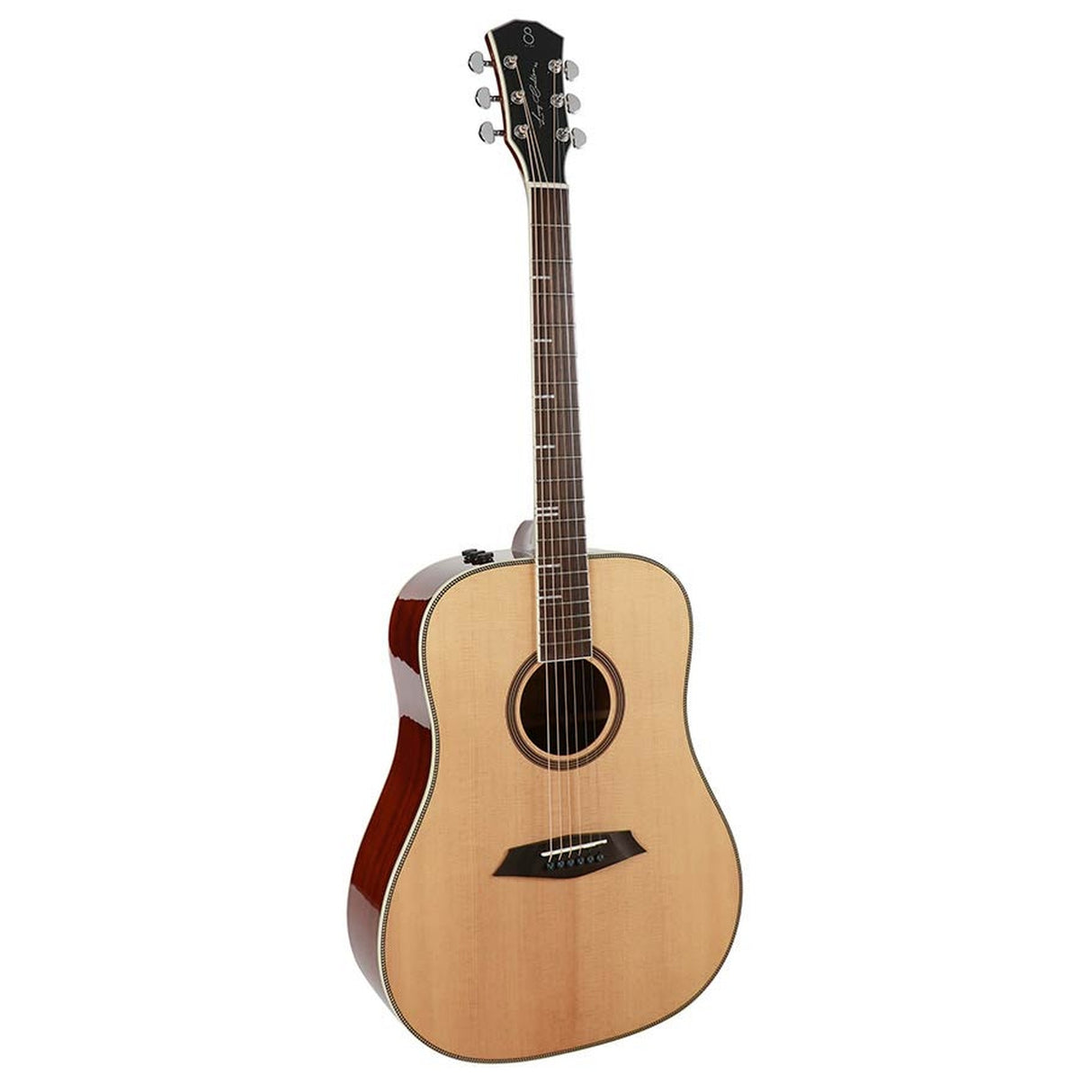 Sire Guitars A4DSNT akoestische dreadnought, massieve roasted top en achterblad, SIB electronica, naturel