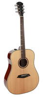 Sire Guitars A4DSNT akoestische dreadnought, massieve roasted top en achterblad, SIB electronica, naturel