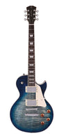 Sire Guitars L7/TBL electrische gitaar, L-style, mahonie, transparant blauw