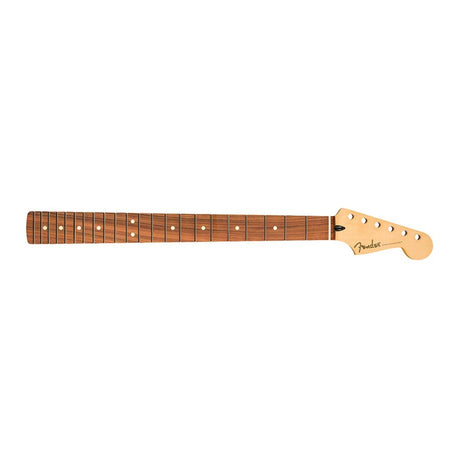 Fender 990433921 sub-sonic baritone Stratocaster neck, 22 medium jumbo frets, 9.5 radius, pau ferro fingerboard