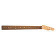 Fender 990432921 sub-sonic baritone Telecaster neck, 22 medium jumbo frets, 9.5 radius, pau ferro fingerboard