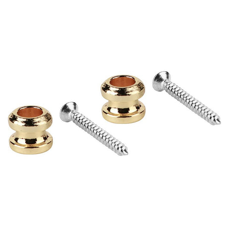 Boston BSLB-10-GD strap lock button with screws, 2 pcs, gold