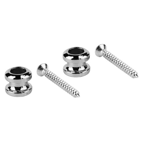 Boston BSLB-10-NI strap lock button with screws, 2 pcs, nickel