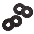 Fender 990819006 Straps Blocks, rubber strap locking rings, two pair black