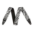 Fender 990601051 Wild Animal Print 2" gitaarband, synthetisch bont, zebraprint