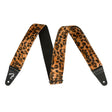 Fender 990601053 Wild Animal Print 2" gitaarband, synthetisch bont, wilde luipaardprint