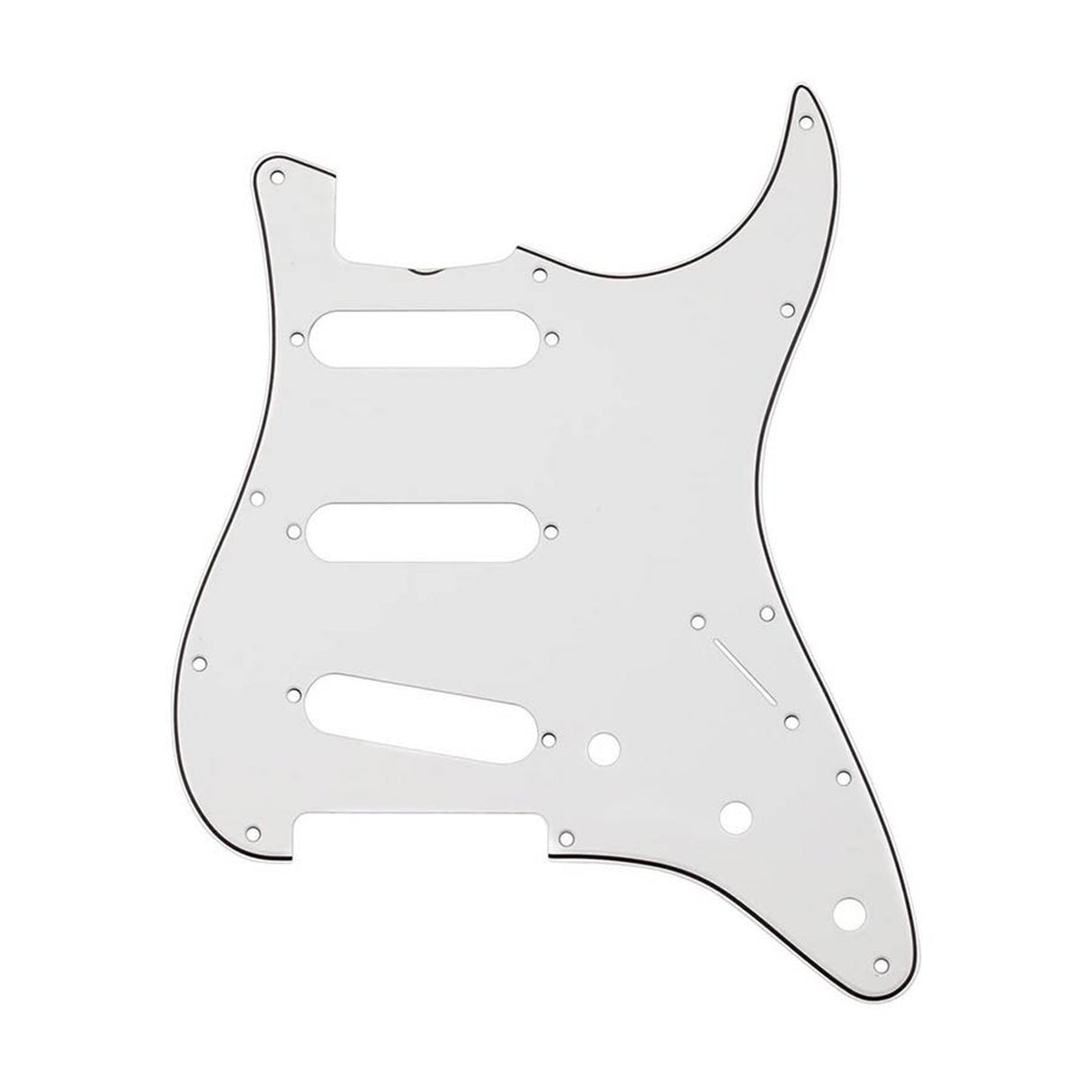 Fender 94392049 pickguard Pure Vintage '65 Stratocaster 3-ply eggshell 11-hole with nitrocellulose finish