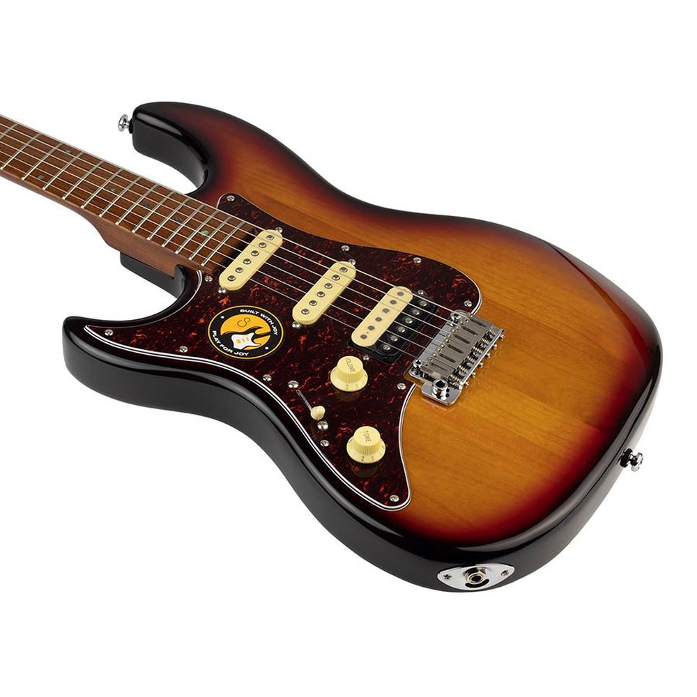 Sire Guitars S7L/3TS Linkshandige elektrische gitaar S-stijl 3-tone sunburst