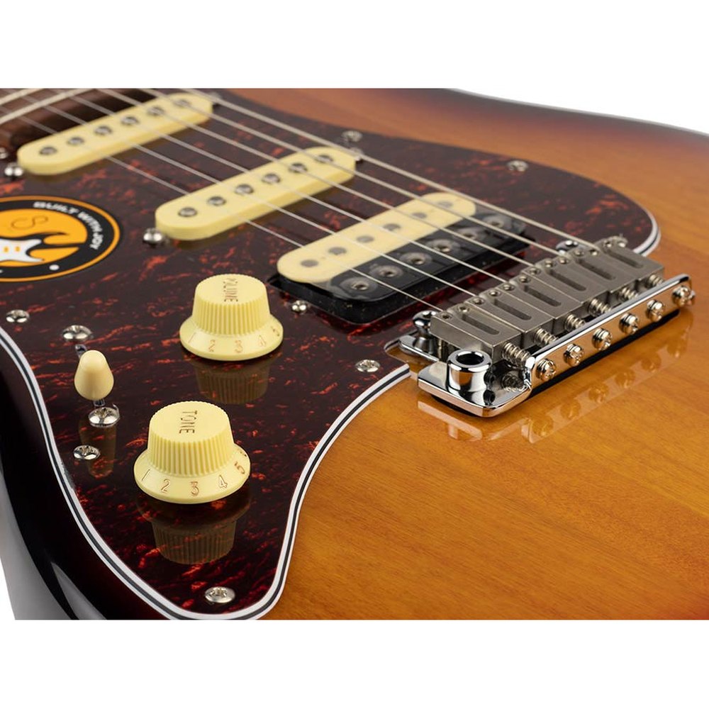 Sire Guitars S7L/3TS Linkshandige elektrische gitaar S-stijl 3-tone sunburst