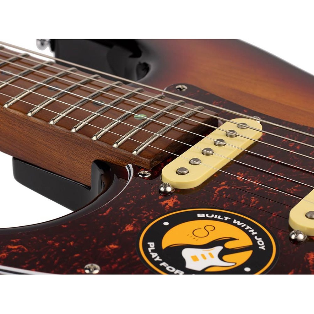 Sire Guitars S7L/3TS Linkshandige elektrische gitaar S-stijl 3-tone sunburst