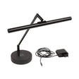 Boston PLM-1000-BK zwarte piano lamp met draadloze oplader