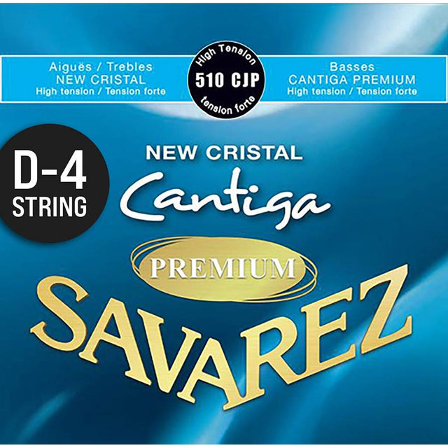 Savarez 514-JP D-4 snaar, silver plated wound, from 510-CJP set, high tension