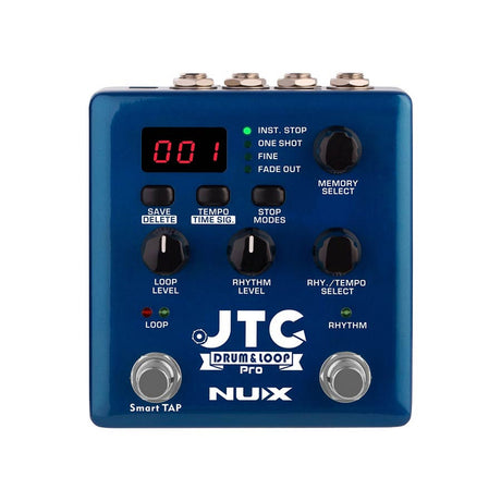 NUX NDL-5 dubbele switch looper pedaal DRUM & LOOP PRO