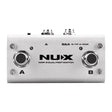 NUX NMP-2 universal dual footswitch, with latch and momentary mode switch