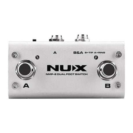 NUX NMP-2 universal dual footswitch, with latch and momentary mode switch