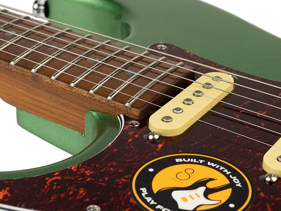 Sire Guitars S7L/SG Linkshandige elektrische gitaar S-stijl sherwood groen