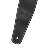 Fender 990641006 verweerde leren band, 2.5", zwart