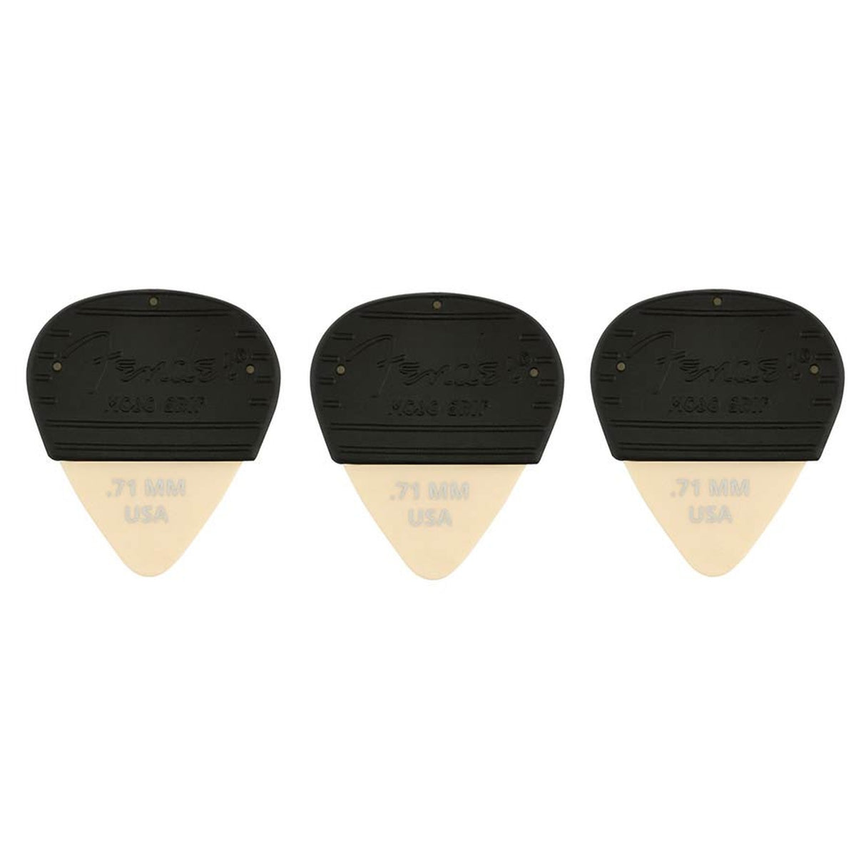 Fender 1985351403 Mojo Grip picks, dura-tone delrin 0.71, 3-pack