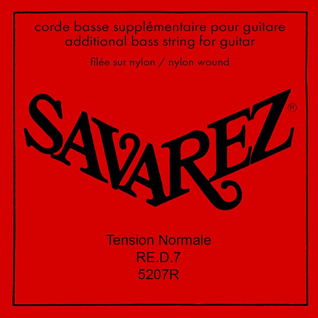 Savarez 5207-R D-7 snaar, rectified nylon, additional snaar for classic guitars