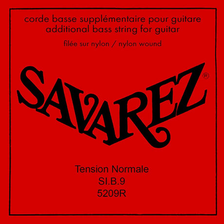 Savarez 5209-R B-9 snaar, rectified nylon, additional snaar for classic guitars