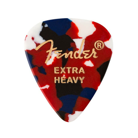 Fender 1980351250 351 vorm premium picks, extra zwaar, confetti, 12-pack