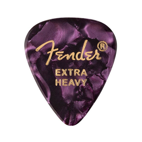 Fender 1980351676 351 vorm premium picks, extra zwaar, paarse moto, 12-pack