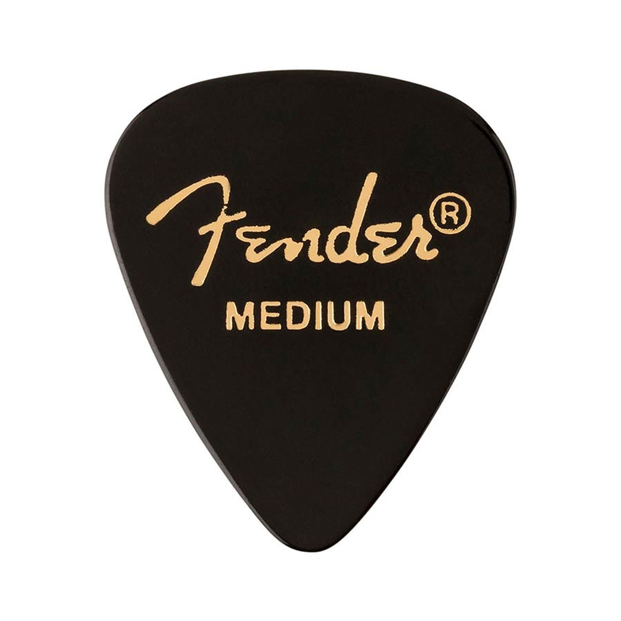 Fender 1980351806 351 vorm premium picks, medium, zwart, 12-pack