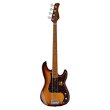 Sire Basses P5 A4/TS basgitaar, elzen, 4-snarig, tobacco sunburst