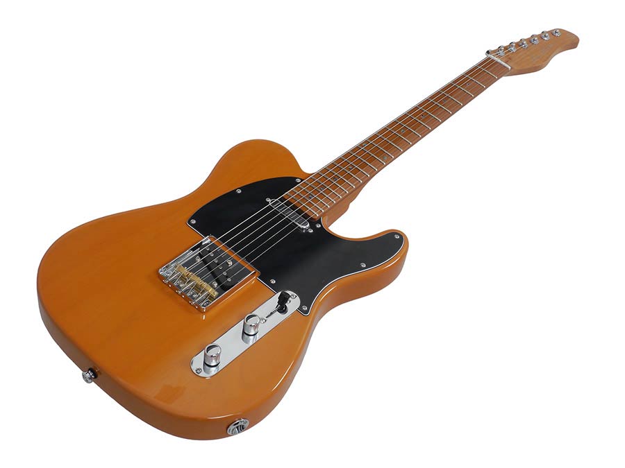 Sire Guitars T7/BB electrische gitaar, T-style, elzen body, butterscotch blonde