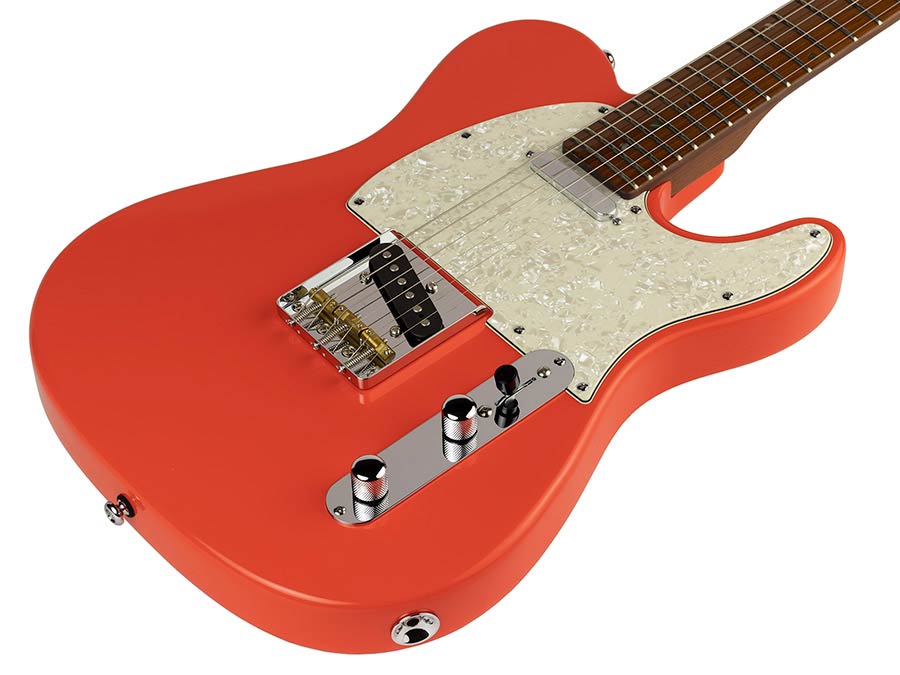 Sire Guitars T7/FR electrische gitaar, T-style, elzen body, fiesta red