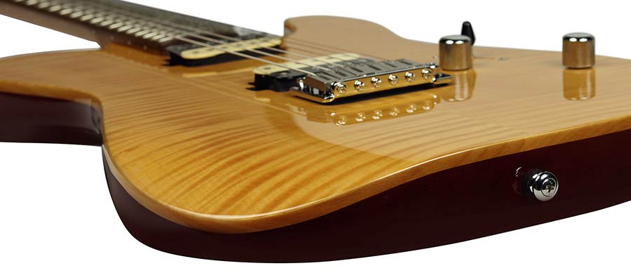 Sire Guitars T7FM/NT electrische gitaar, T-style, elzen body, gevlamde esdoorn top, naturel