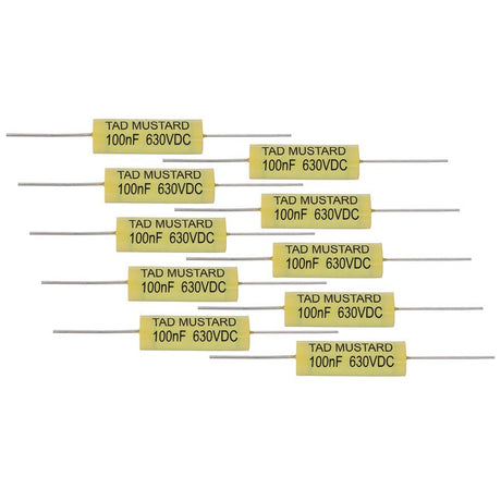 TAD VMC100/10 Mustard capacitor 0.100uF, 10-pack