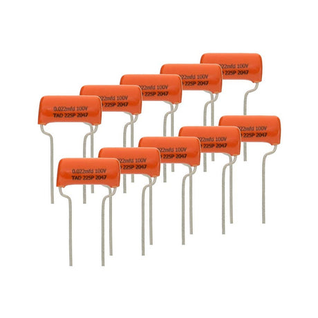 TAD V221225P/10 Sprague Orange Drop 225P capacitor 0.022uF, 10-pack