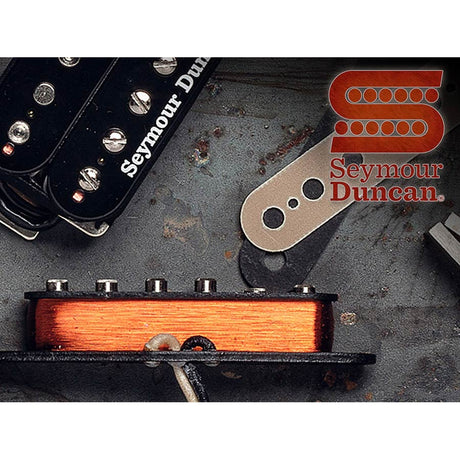 Seymour Duncan SD40612 Surfer Strat set voor ST, drie Antiquity II Surfer Staggered pickups, verouderde witte kappen