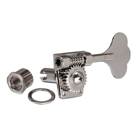 Gotoh GB-528/4L machine heads for bass guitar, 4x left, 1:26 ratio, lightweight resolite, nickel