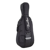 Boston CT-1044 deluxe cello bag 4/4, black 1680D nylon, 25mm polyethylene foam padding with luxe velour interior