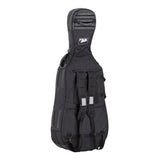 Boston CT-1044 deluxe cello bag 4/4, black 1680D nylon, 25mm polyethylene foam padding with luxe velour interior