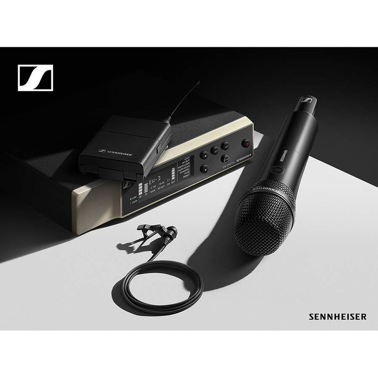 Sennheiser EWD ComboY1 EW-Digital draadloze combo set e835/S